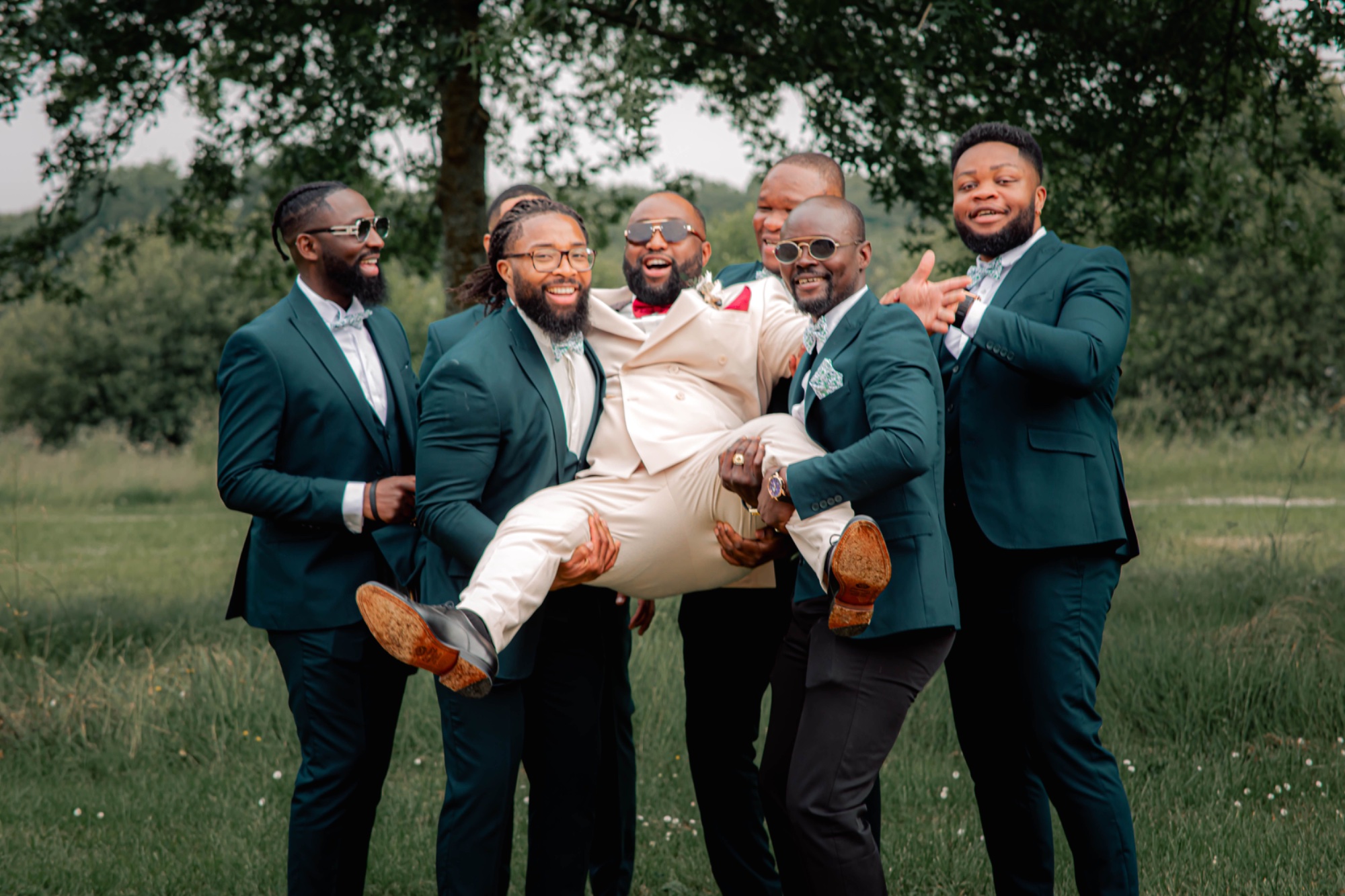 — wedding party wedding photograph by Norah Joy, Bay Area wedding photographer